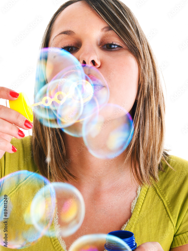 Blowing bubbles Blowing bubbles
