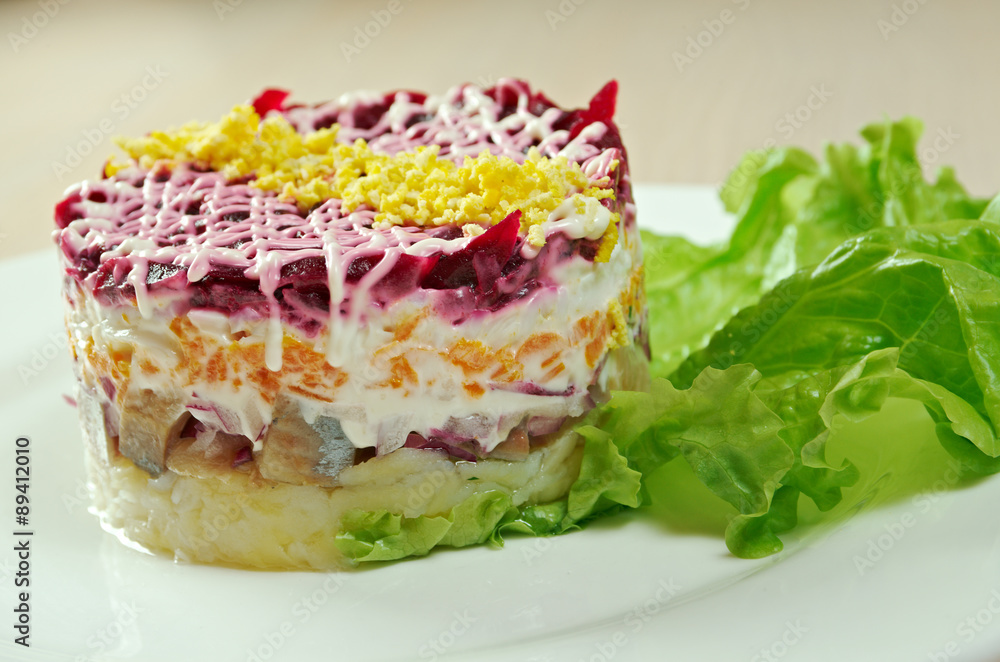fish and beets salad fish and beets salad
