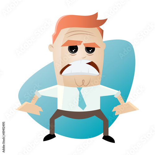 business mann männchen wütend zornig