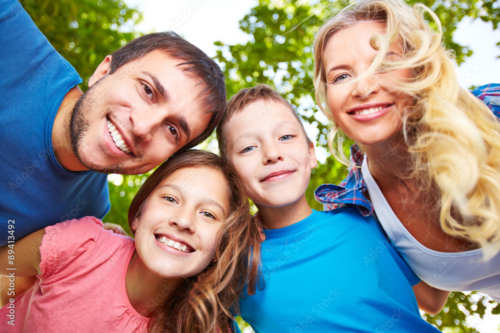 Cheerful family Cheerful family