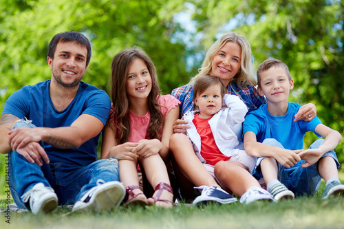 Summer family portrait