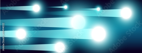 fibra ottica, stella cadente, particella, particelle