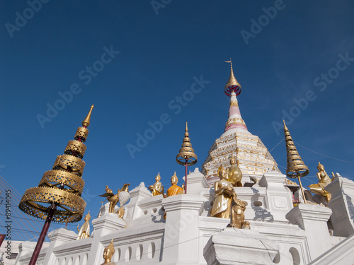 Temple of Wat Songtham, Samut Prakan, Thailand photo