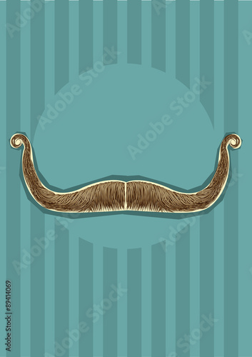mustaches background.Vector illustration for design