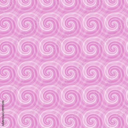 Seamless pattern with abstract spirals
