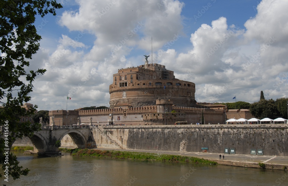Castel Sant'Angelo with beautiful sky
