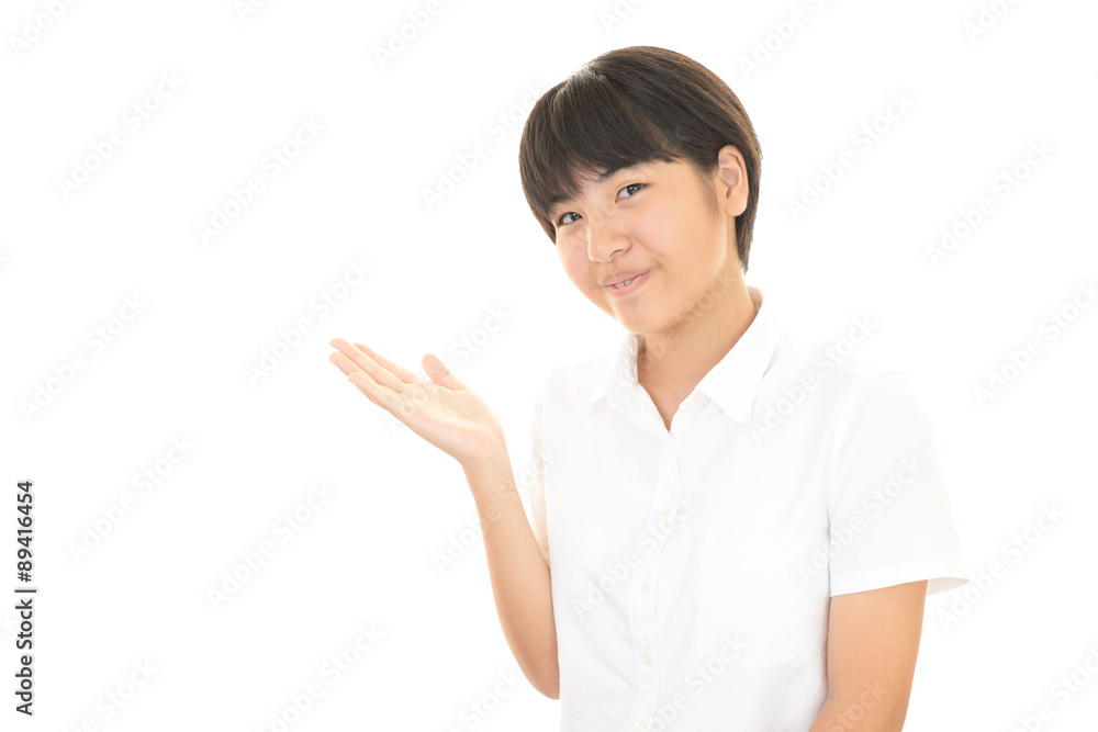 笑顔の女の子 笑顔の女の子