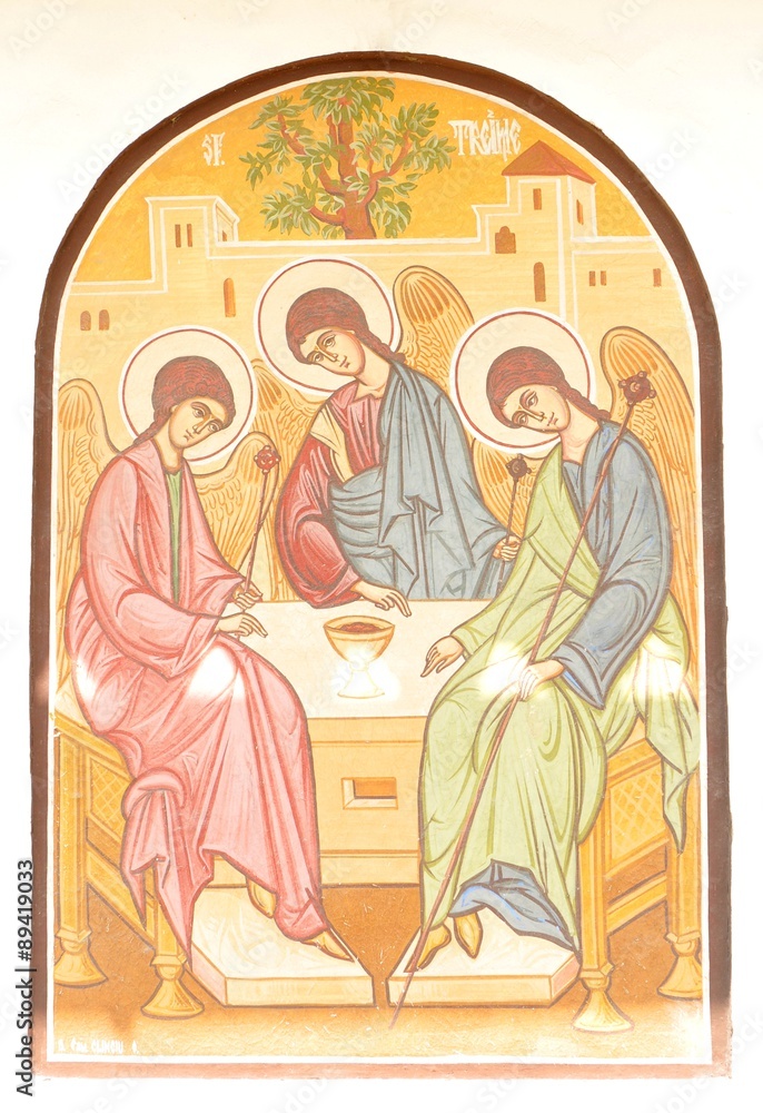 Fototapeta premium Traditional Romanian religious painting