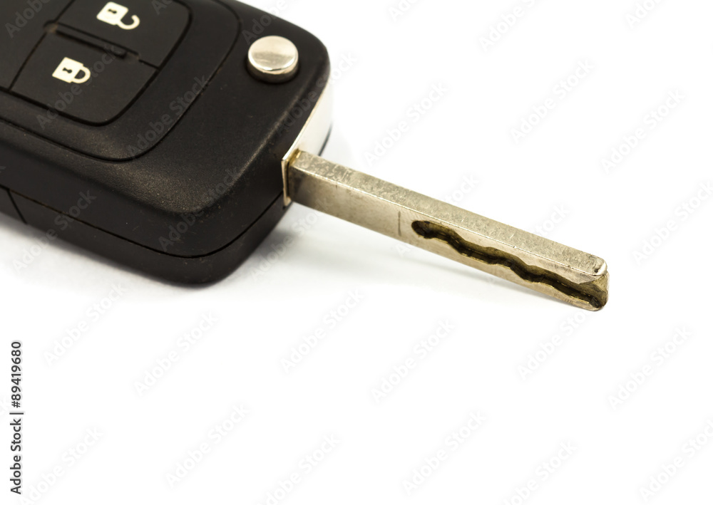 isolated key car isolated key car