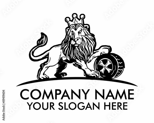 Fototapeta Naklejka Na Ścianę i Meble -  lion king wheel