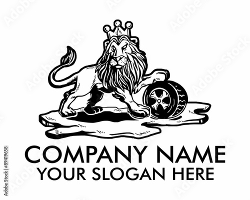 Fototapeta Naklejka Na Ścianę i Meble -  lion king wheel