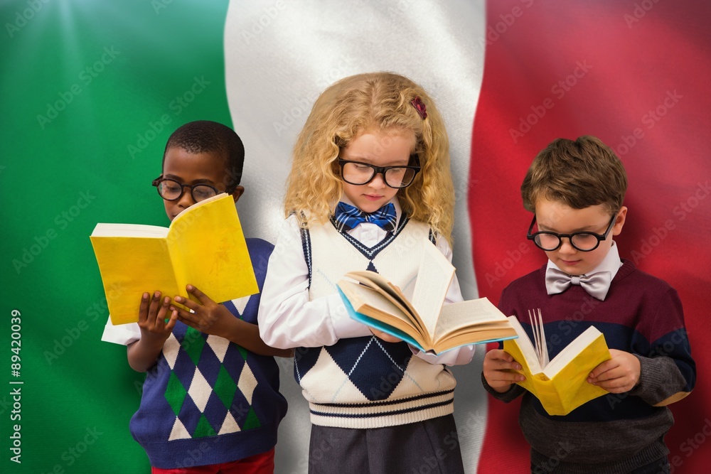 Composite image of school kids Composite image of school kids