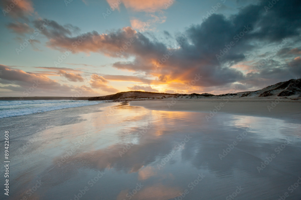 Sunset at Sleaford Bay. South Australia.