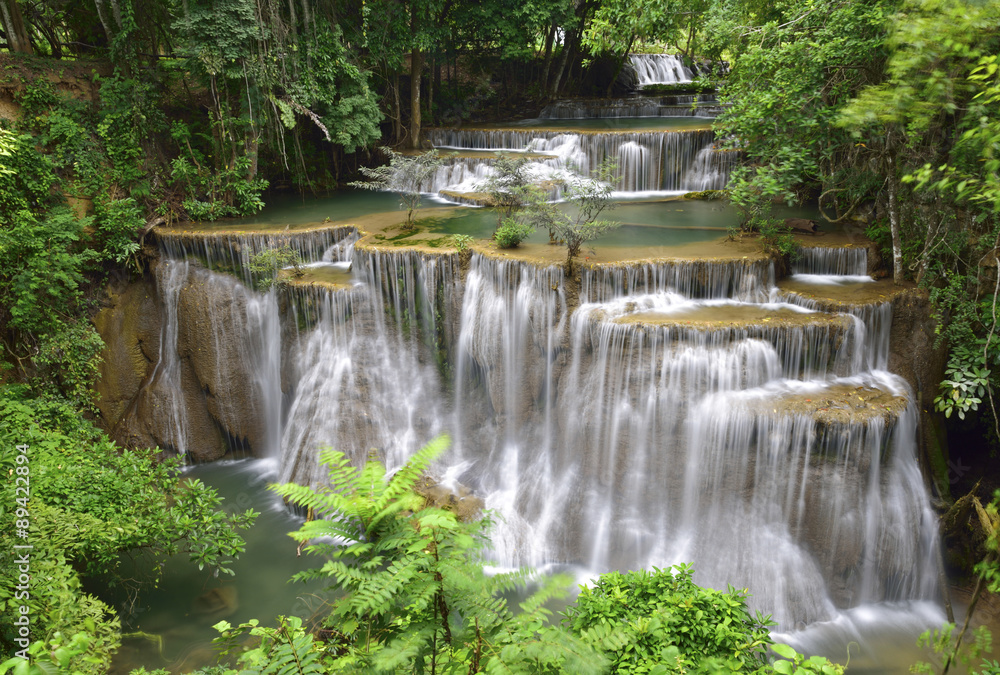 Water fall in tropical deep forest Water fall in tropical deep forest