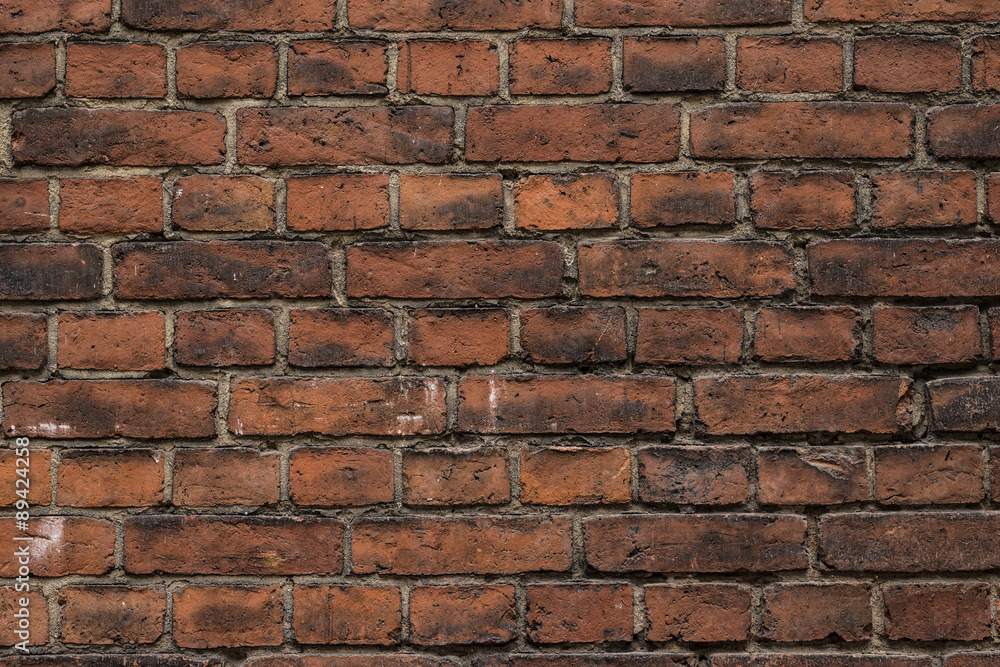 Obraz premium red brick wall