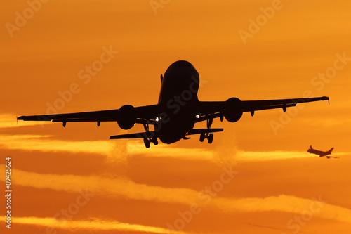 London Airspace at Sunrise