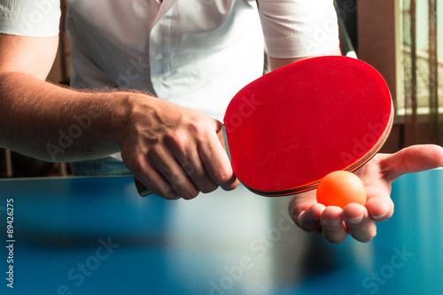 Obraz na płótnie Table tennis, ping pong