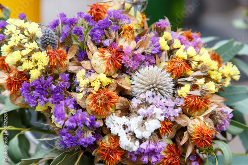 dry flowers group vintage style