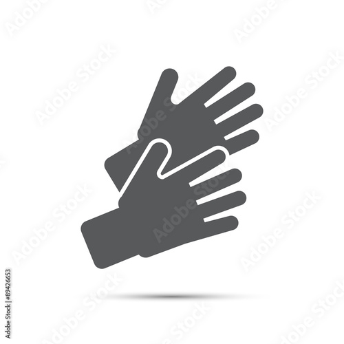 Simple Gloves Icon