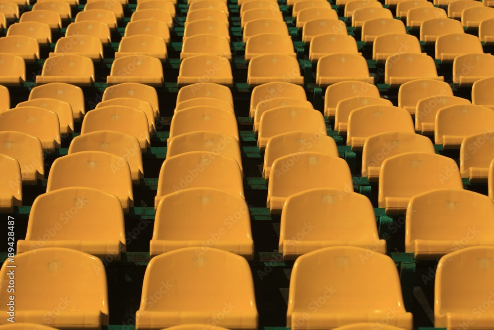 Naklejka premium yellow seats