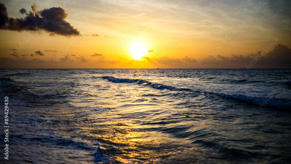 Fototapeta premium Early Morning at Mexican Beach