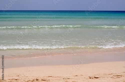 Amazing Corralejo beach on Fuerteventura