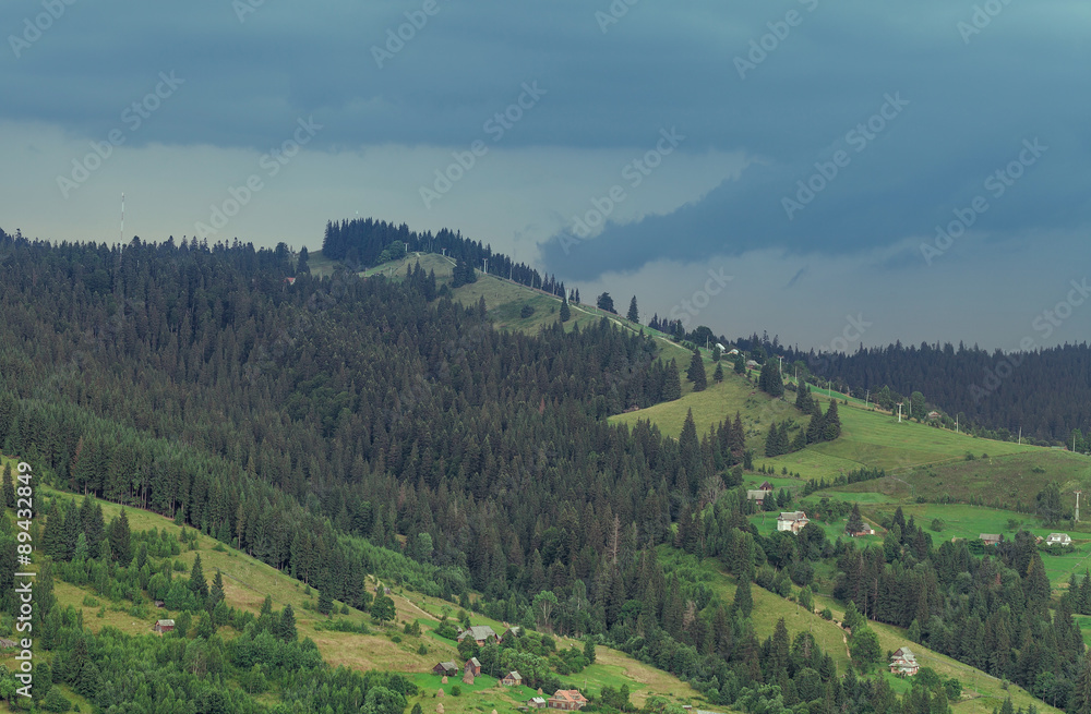 Rural mountain landscape Rural mountain landscape