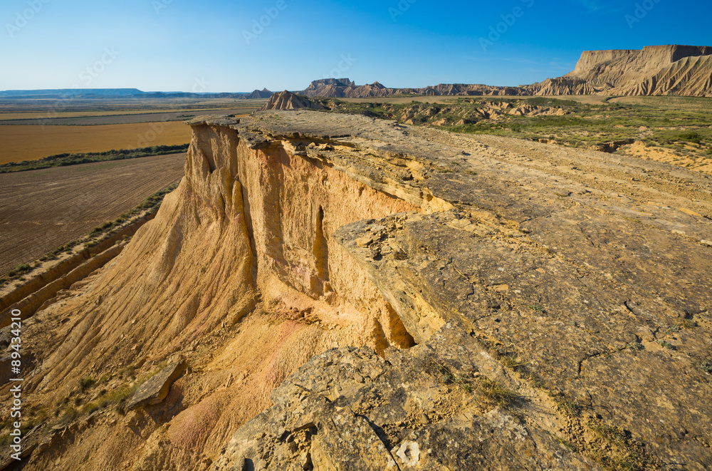 cliff at desert landscape