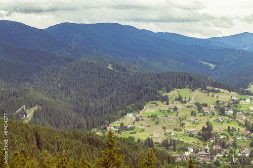 Rural mountain landscape