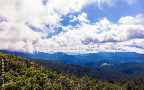 Montenegrin ridge in Carpathians