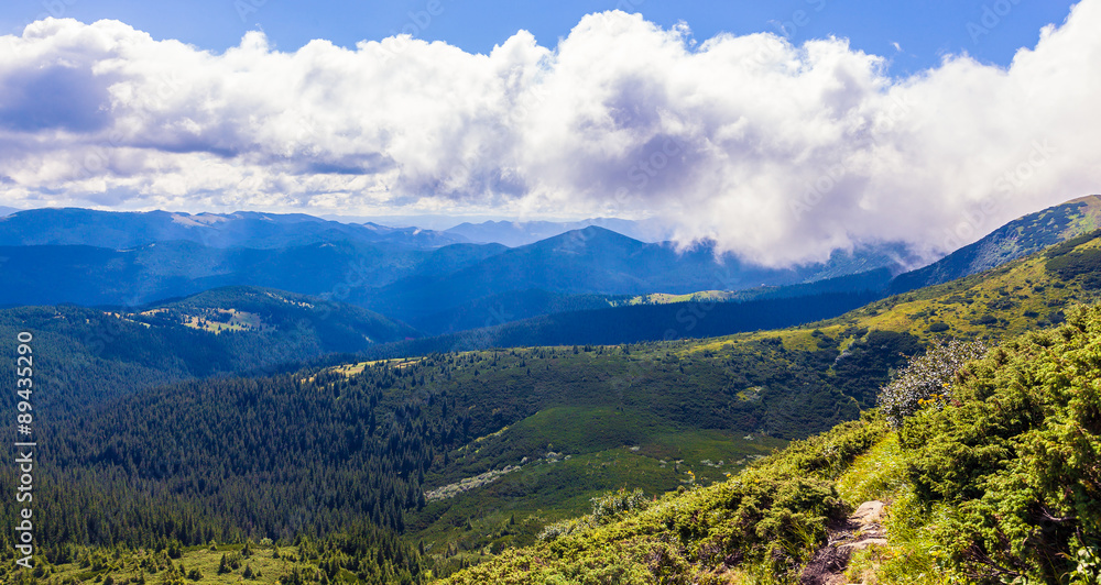 Montenegrin ridge in Carpathians Montenegrin ridge in Carpathians