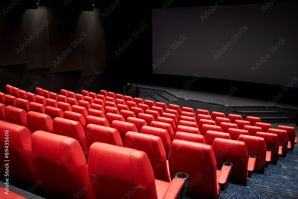 Fototapeta premium movie theater or cinema empty auditorium