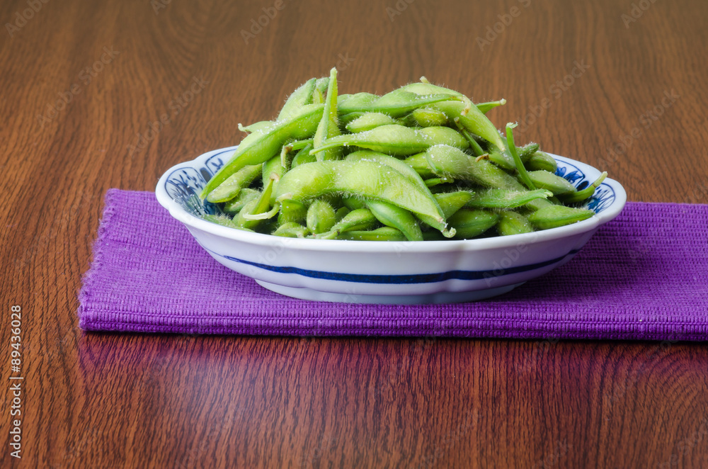 japanese cuisine. japanese soybean on the background japanese cuisine. japanese soybean on the background