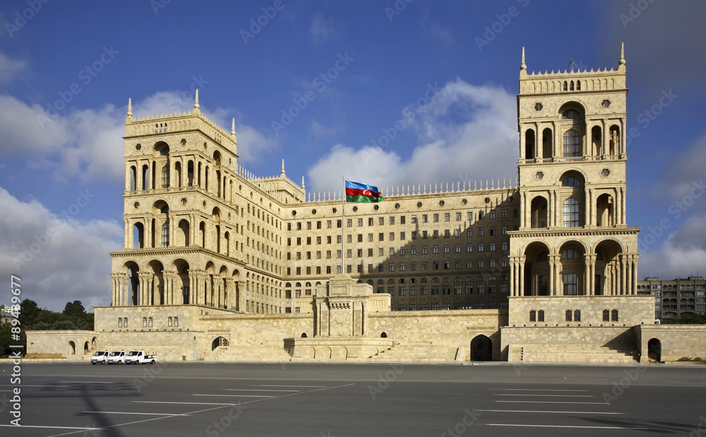 Obraz premium Palace of the Government of Azerbaijan in Baku. Azerbaijan