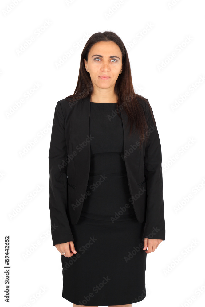 Beautiful woman doing different expressions in different sets of clothes: portrait Beautiful woman doing different expressions in different sets of clothes: portrait
