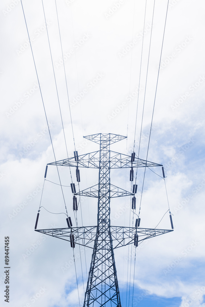 High voltage post