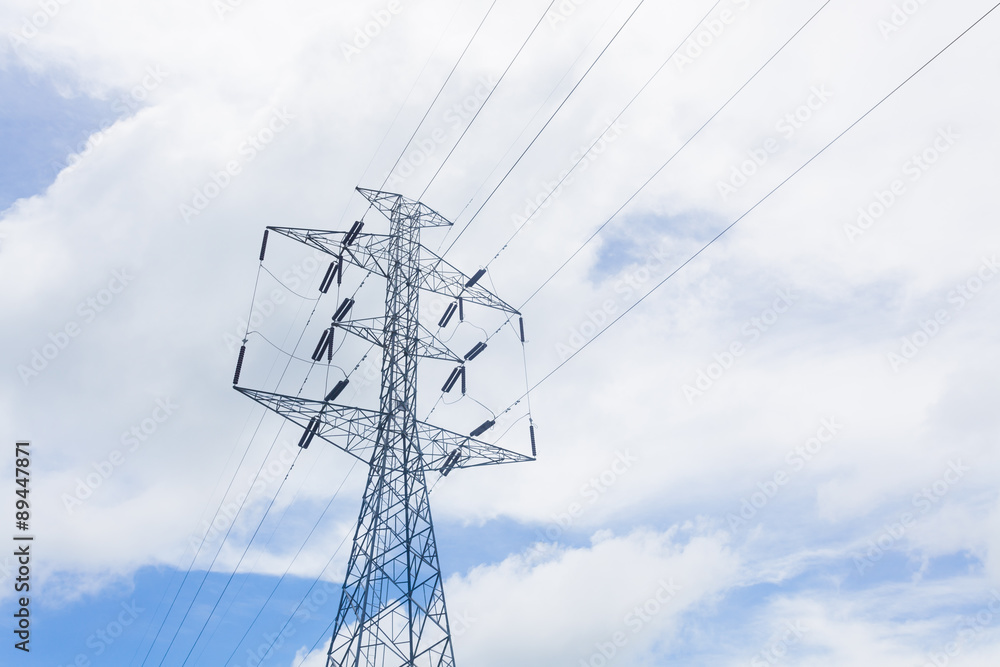High voltage post