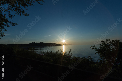 Dämmerung in der Strander Bucht