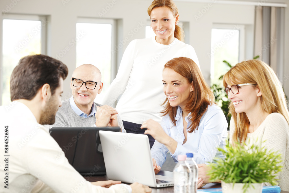 Fototapeta premium Teamwork at office