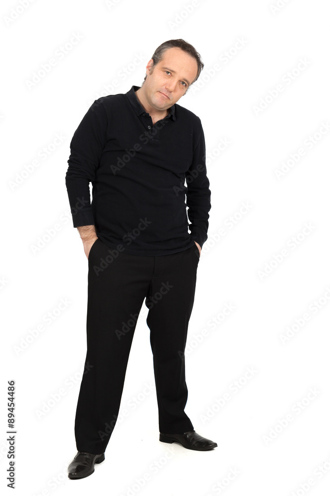 Handsome man doing different expressions in different sets of clothes: posing Handsome man doing different expressions in different sets of clothes: posing