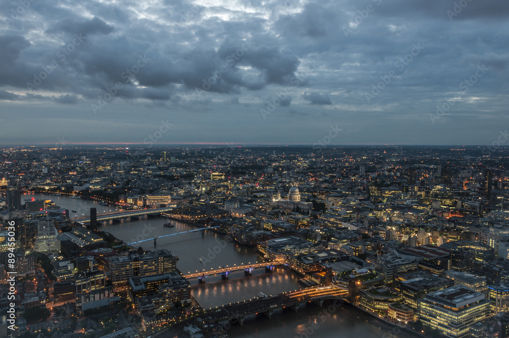 View from the Shard, London UK