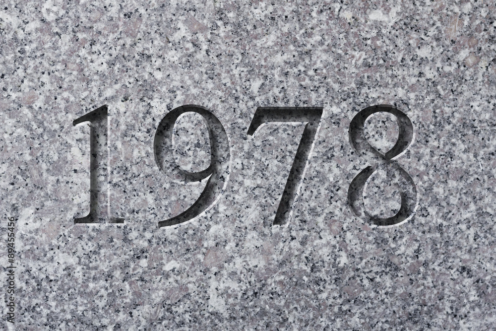 Engraved Historical Year 1978 Engraved Historical Year 1978