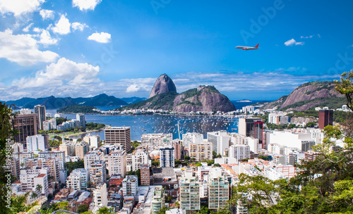 Rio De Janeiro and Sugar Loaf, Brazil . photo