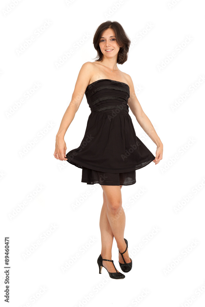 Beautiful woman doing different expressions in different sets of clothes: posing Beautiful woman doing different expressions in different sets of clothes: posing