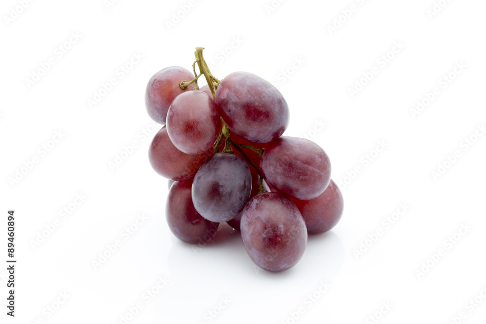 Fototapeta premium Grape on the white background. Fresh berry.