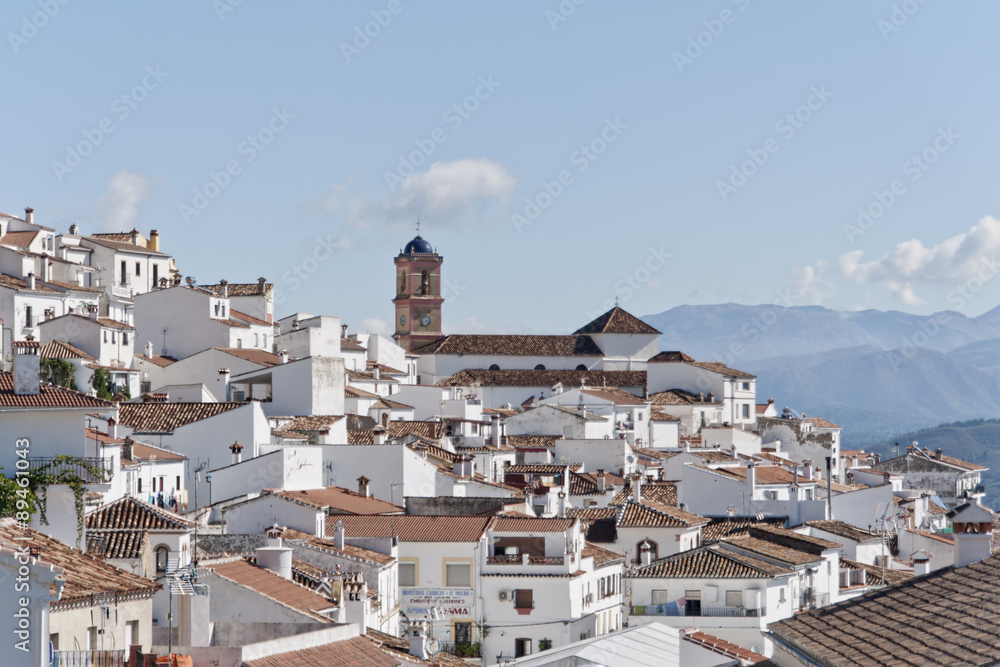 Vistas del municipio de Algatocín, Málaga
