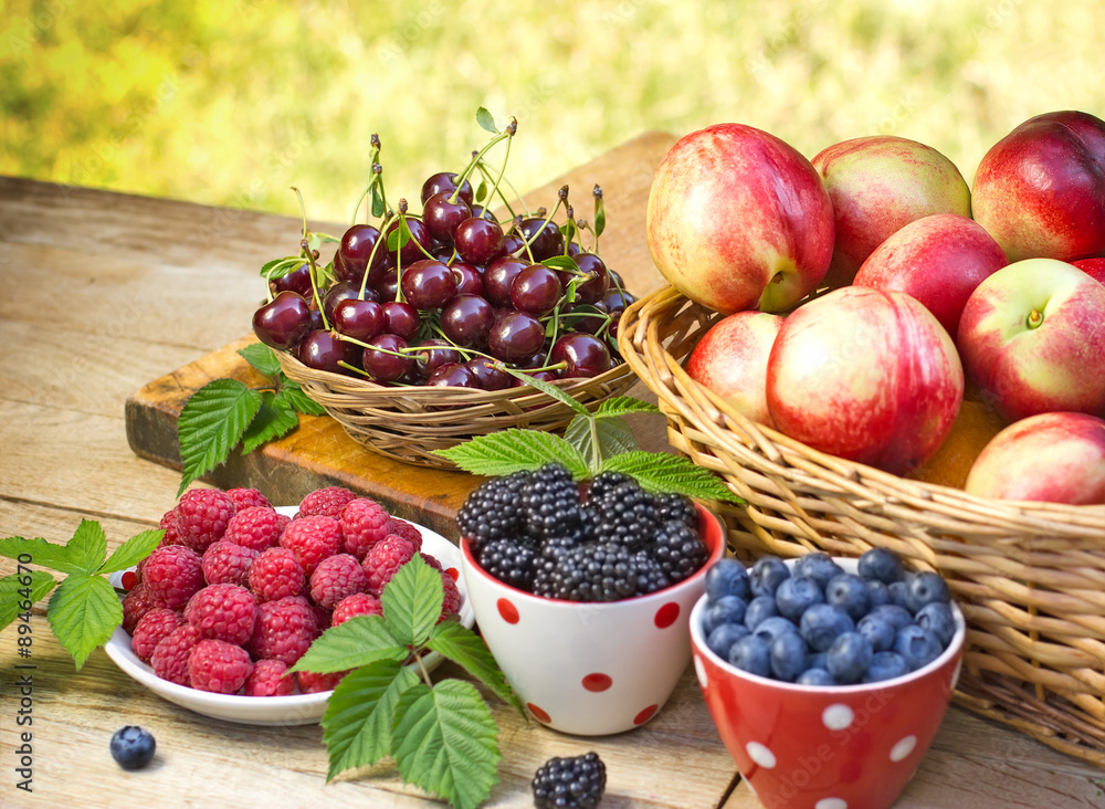 Organic berry fruits - berries Organic berry fruits - berries