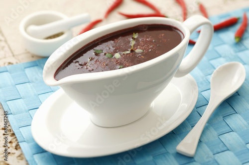 Chilli chocolate sauce