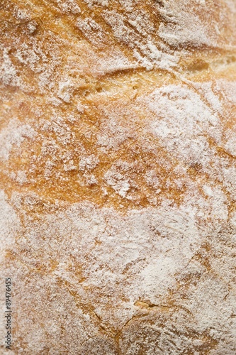 Ciabatta (detail of surface, full-frame)