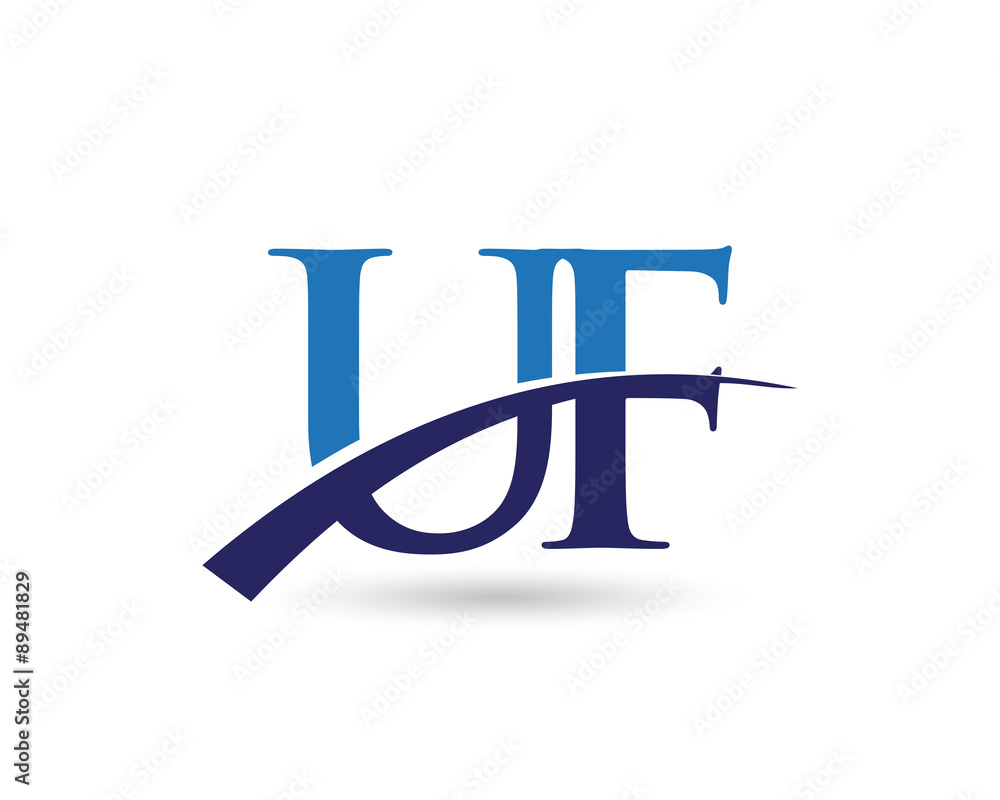 UF Letter Logo Swoosh UF Letter Logo Swoosh